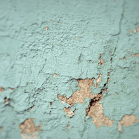batiment : mur rempli de peinture écaillée